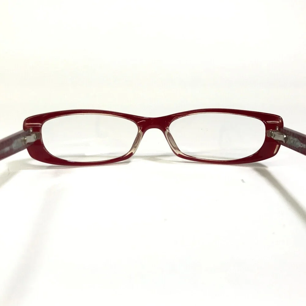 Calvin Klein Eyeglasses Frames 5590 615 Red Clear Rectangular Full Rim 50-15-135